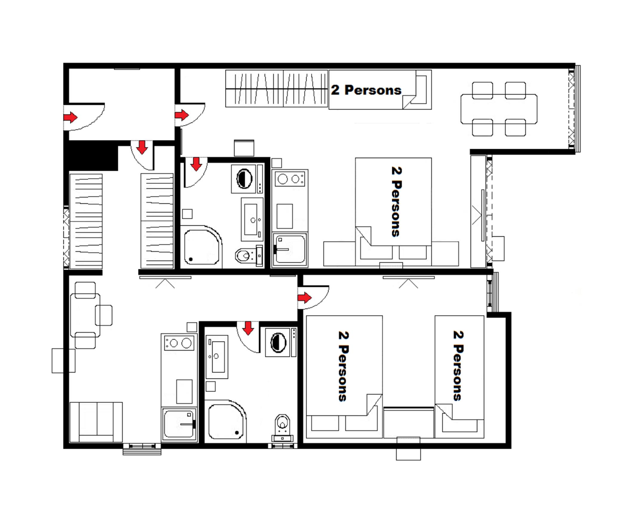 D&D Apartments 3 부드바 외부 사진